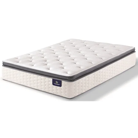 King Plush Pillow Top Pocketed Coil Mattress